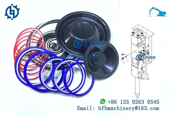 CATEEE H130 H130-S Hydraulic Cylinder Seals For  Breaker H130C H130D H130E S