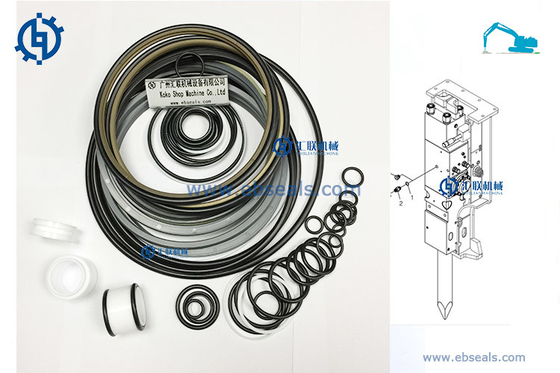 Furukawa HB10G Breaker Service Kit HB15G Cylinder Seal Set