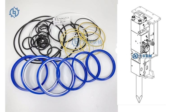B180771A B250770A B4007320 Breaker Seal Kit MSB700 Seals For Hydraulic Hammer Cylinder Repair Spare Parts