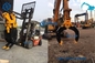 Road Construction Hydraulic Grabs For Excavators Wood Crawler Digger Parts
