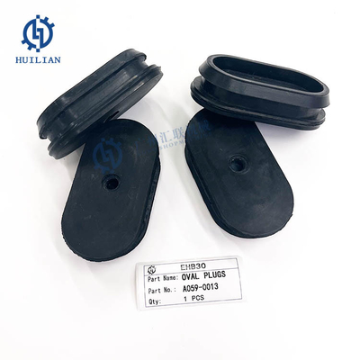 Everdigm EHB30 Hydraulic Breaker Parts Rubber Plugs A059-0013 Oval Plugs Hammer Cylinder Parts