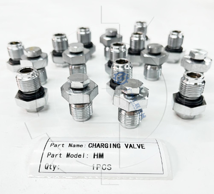 Hydraulic Breaker Gas Charging Valve KRUPP Rock Hammer N2 Charge Maintenance Charger Kit Adjust Valve refill valve