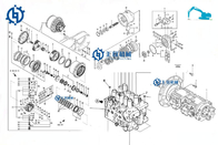 HPV95 PC200-6  PC200LC Hydraulic Pump Seal Kit Komatsu Digger Parts