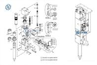 SB140 SB151 Hydraulic Breaker Rock Hammer Parts Soosan SB81A SB100 SB121 SB130