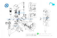 SB70 SB81 SB85 SB100 SB121 SB130 Soosan Breaker Parts Hydraulic Hammer Repair Kit