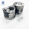 4TNV98L Piston With Ring 129907-22090 Cylinder Liner Kit Piston With Square Top Piston Ring