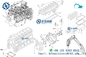 22263968 04915316 D8K Deutz Diesel Engine Parts For EC Excavator EC350 Bosch 0445124042