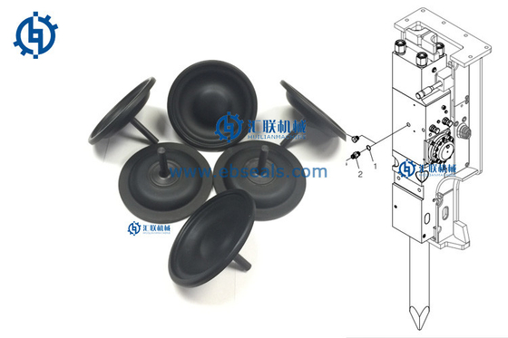 Compact Atlas Copco Rock Drill Spare Parts Breaker Diaphragm 3115182200 Wear Resistance