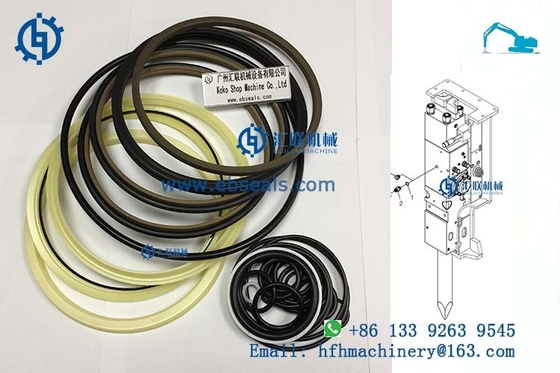 D&A 150V Hydraulic Breaker Seal Kit For DNA Hammer D&A150 NBR PU Material