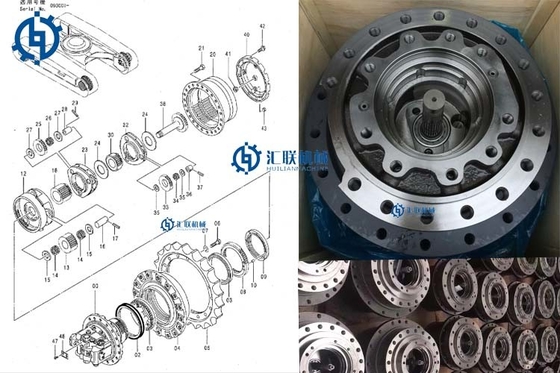 ZX200-3 Hitachi Excavator Gearbox For ZX210 Track Travel Motor Reductor