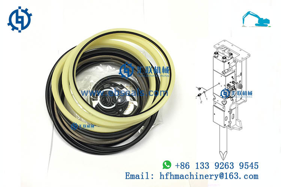 NBR Everdigm EHB20 EHB23 Hydraulic Hammer Oil Seals
