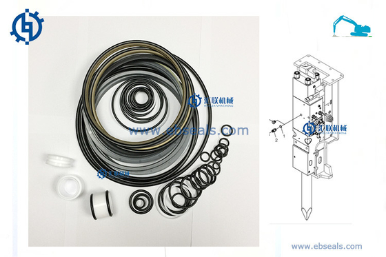 Furukawa 902407-920052 Breaker Cylinder Oil Seal