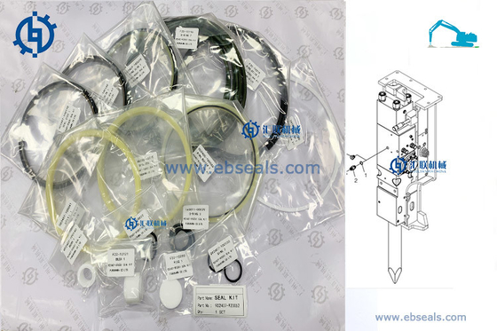 Furukawa HB10G Breaker Service Kit HB15G Cylinder Seal Set