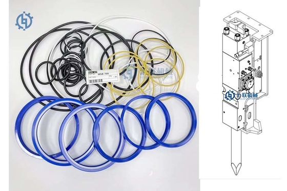 Breaker Seal Kit MSB700 Set Of Seals For Hydraulic Hammer Cylinder Repair Spare Parts