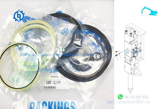 EDT300 EDT3200 Hydraulic Breaker Seal Kit Dark White Blue Color