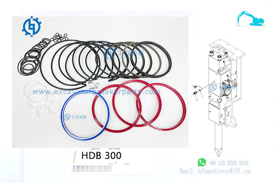 HDB50 HDB70 HDB210 Excavator Cylinder Seal Kits
