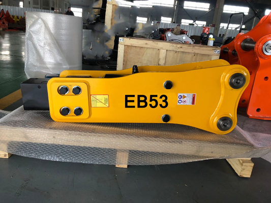 EB53 Hyadraulic Jack Hammer For 2-5 Ton Excavator Equipment Open Type Top Mounted Breaker