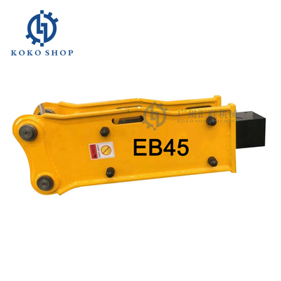 EB45 Open Top Side Type 45mm Diameter Chisel Hydraulic Jack Breaker Rock Hammer For 0.8-1.5 Ton Mini Excavator