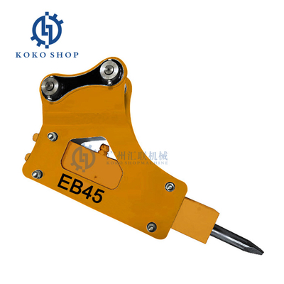 EB45 Open Top Side Type 45mm Diameter Chisel Hydraulic Jack Breaker Rock Hammer For 0.8-1.5 Ton Mini Excavator